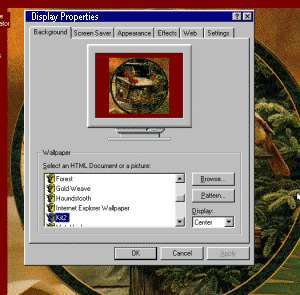 Display Properties Dialog Box