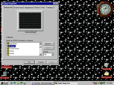 black bubbles option