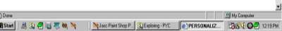 Bottom of screen